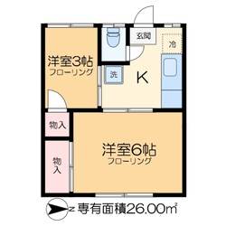 斉藤荘の物件間取画像